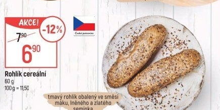 Cereální rohlík