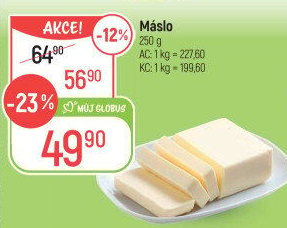 Máslo Mlékárna Pragolaktos