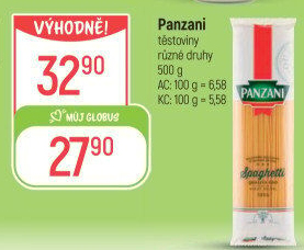 Těstoviny Panzani