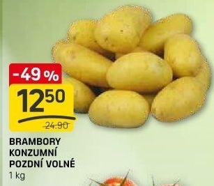 Brambory konzumní pozdní