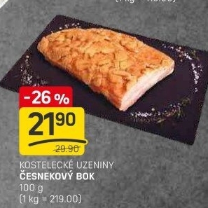 Česnekový bok Kostelecké uzeniny
