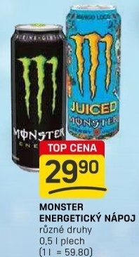 Energetický nápoj Monster Energy