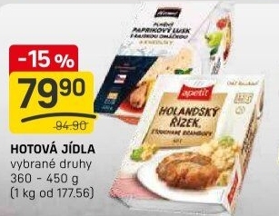 Hotová jídla Apetit