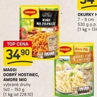 Jídla instantní Amore mio Maggi