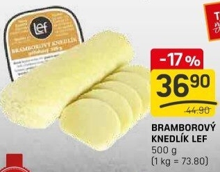 Knedlík bramborový Lef