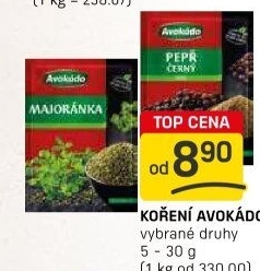 Koření Avokádo