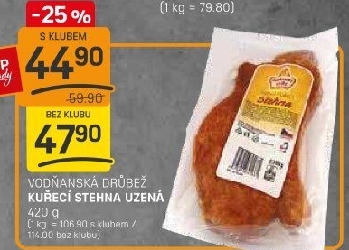 Kuřecí stehna uzená Vodňanské kuře