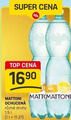 Ochucená voda Mattoni