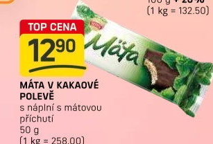 Oplatky Mäta Sedita