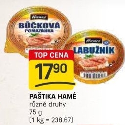 Paštiky Hamé