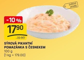 Pikantní sýrová pomazánka s česnekem