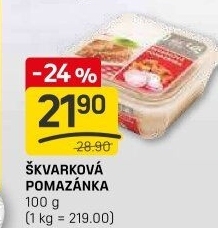Škvarková pomazánka Lahůdky Vavřík