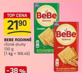 Sušenky Rodinné BeBe Opavia