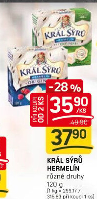 Sýr Hermelín Král sýrů