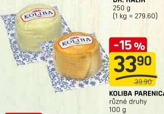 Sýr Parenica Koliba Bystřice pod Hostýnem