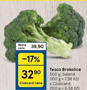 Brokolice Tesco