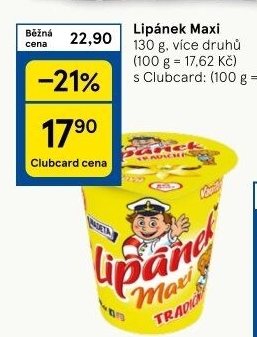 Dezert Lipánek Madeta