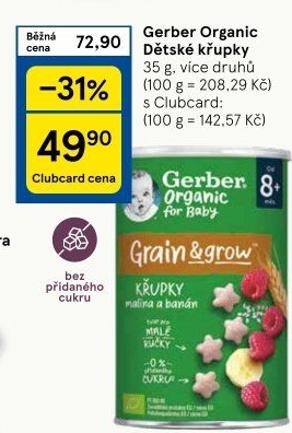 Křupky dětské bio Grain &amp