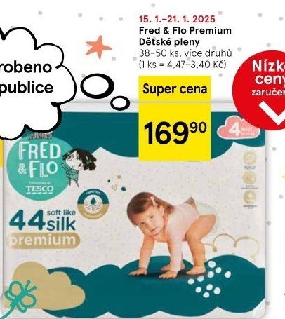 Pleny dětské Premium Fred&amp