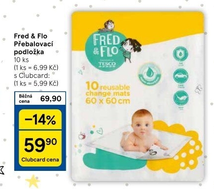 Přebalovací podložky Fred&amp