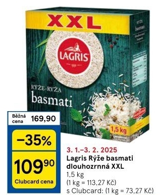 Rýže basmati Lagris