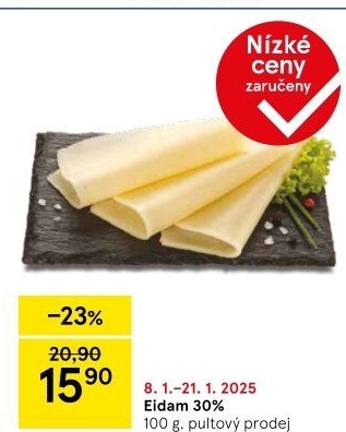 Sýr Eidam 30%