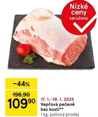 Vepřová pečeně bez kosti