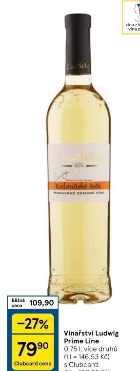 Vína Prime Line Vinařství Ludwig