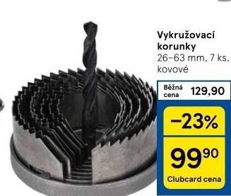 Vykružovací korunky