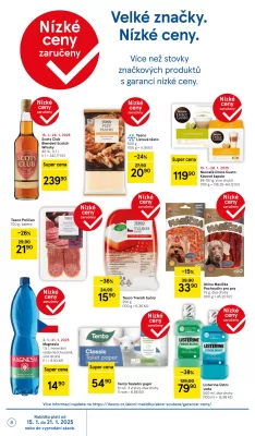 akční leták Tesco 15.1.2025-21.1.2025