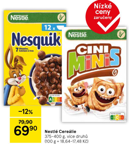 Cereálie Nestlé