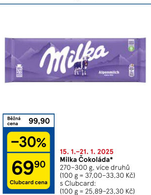 Čokoláda Milka