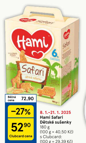 Dětské sušenky Hami