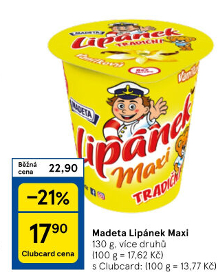 Dezert Lipánek Madeta