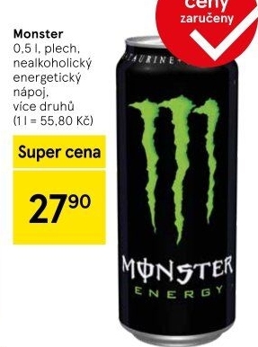 Energetický nápoj Monster Energy
