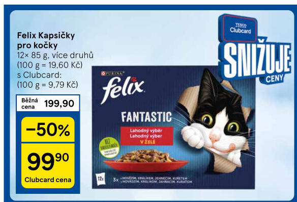 Kapsičky pro kočky Felix Purina