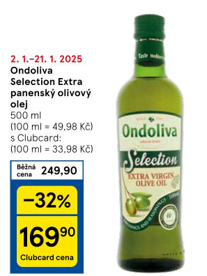 Olivový olej extra panenský Ondoliva