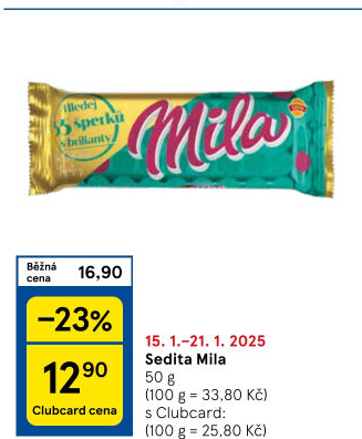 Oplatky Mila Sedita
