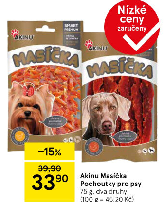 Pamlsky pro psy Masíčka Akinu