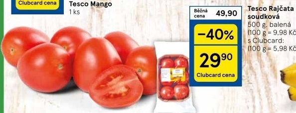 Rajčata soudková Tesco