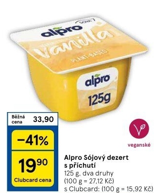 Sójový dezert Alpro