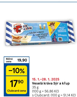 Sýr a křup Veselá kráva