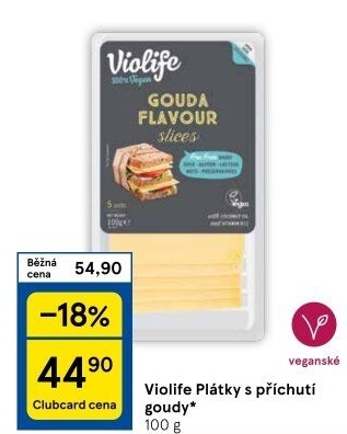 Veganský sýr Gouda Violife