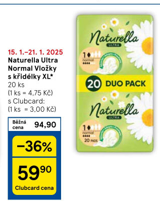 Vložky dámské Ultra Naturella
