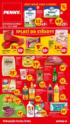 akční leták Penny Market 16.1.2025-22.1.2025