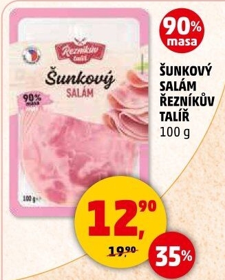 Salám šunkový Řezníkův talíř