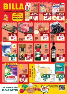 akční leták BILLA 15.1.2025-21.1.2025