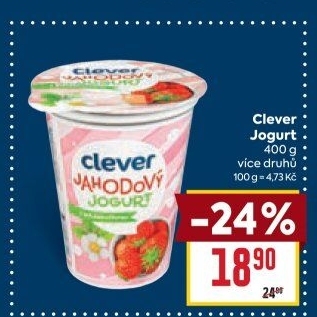 Jogurt ochucený Clever