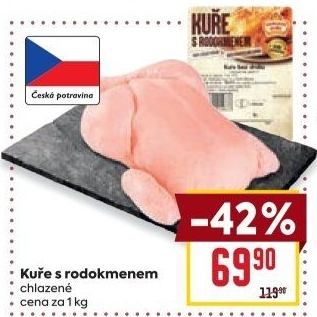 Kuře s rodokmenem Vodňanské kuře