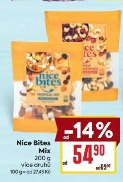 Mix ořechů a ovoce Nice Bites